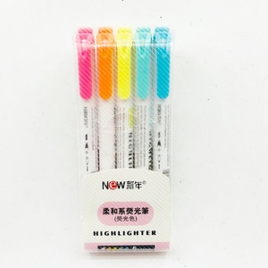 Papelería Escolar, Acuarelas de Doble Punta, 5 Colores, Marcadores de Arte de Punta Fina, Juego de Pinturas, Caligrafía, Rotulador de Pincel No Tóxico para Niños - Product Image 3