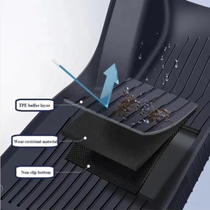 Vente chaude entièrement fermé tapis tapis TPE intérieur <span class=keywords><strong>Gadget</strong></span> repose-pieds pour <span class=keywords><strong>Tesla</strong></span> modèle <span class=keywords><strong>3</strong></span> <span class=keywords><strong>3</strong></span> pièces pour Position au sol - Product Image 4
