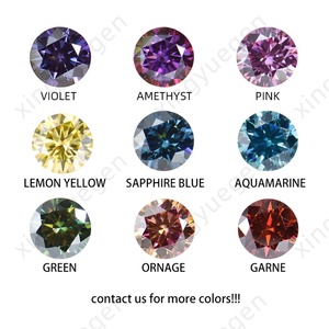ราคาขายส่งจากโรงงาน มอยส์ซาไนต์ คุณภาพ VVS สีชมพู ทรงกลม เพชรโมissanite พลอยสังเคราะห์ สำหรับเครื่องประดับแฟชั่น - Product Image 5