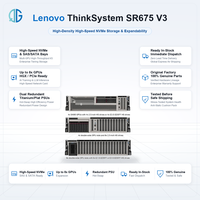 Penjualan Langsung Pabrik Server L Enovo ThinkSystem SR675 V3 Prosesor AMD EPYC 9354 hingga 8 Hard Disk SFF Rak 3U Server SR675 V3