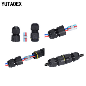 Connecteurs <span class=keywords><strong>de</strong></span> câblage <span class=keywords><strong>pour</strong></span> éclairage extérieur IP68, connexion rapide, boîte <span class=keywords><strong>de</strong></span> jonction étanche 2/3 broches, contact en cuivre - Product Image 3