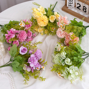 <b>Artificial</b> Daisy <b>Bouquet</b> Silk Flower High Simulation Wedding Home Decor Reusable - Product Image 1