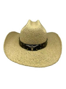 Chapeau <span class=keywords><strong>de</strong></span> <span class=keywords><strong>cowboy</strong></span> classique en papier Sun Jazz avec ceinture en cuir – Style Image, coque rigide, unisexe, pour sports <span class=keywords><strong>de</strong></span> plein air, pêche et voyage - Product Image 4