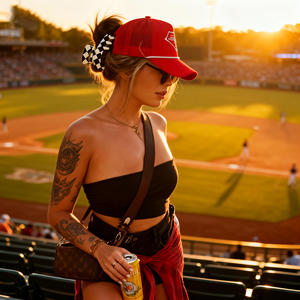 Pince à cheveux créative Y&Y 11 cm noire et blanche en forme de casquette de baseball avec pince en acétate, accessoire capillaire unisexe personnalisé en strass - Product Image 6