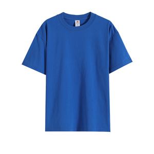 200 ग्राम में कंधे की सूती टी-शर्ट को गिरा दिया गया शुद्ध रंग थोक फैशन फैक्ट्री अनुकूलन गर्मी ढीली - Product Image 4