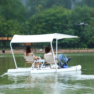 Catamarán Inflable con Pedales para 2 Adultos, Ideal para <span class=keywords><strong>Alquiler</strong></span> Comercial y Recreación Acuática, Venta Directa <span class=keywords><strong>de</strong></span> Fábrica - Product Image 3