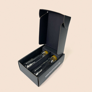 Cajas <span class=keywords><strong>de</strong></span> Envío Resistentes al Agua Personalizadas en Color Negro, con Forro <span class=keywords><strong>de</strong></span> Esponja y Relieve, para Comercio Electrónico - Product Image 2