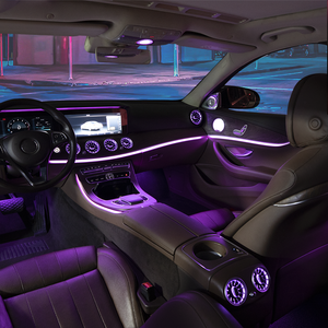 Accesorios de Iluminación para Automóviles Mercedes Benz Clase <span class=keywords><strong>E</strong></span> W213, Luz Ambiental, Luces de Salida de Aire Tipo Turbina, Luces LED de 12V para Puertas - Product Image 4