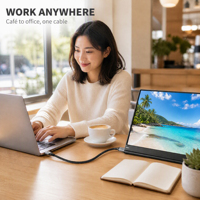 Câble USB C vers DP 8K60Hz, adaptateur vidéo Type-C vers DP, câble tressé avec coque en aluminium pour ordinateur portable MacBook et moniteur