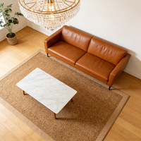 Prix d'usine bon marché Fabriqué à la machine moderne, support en latex de n'importe quelle taille, tapis en sisal pour l'extérieur adapté aux animaux domestiques.
