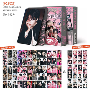KPOP 92 piezas/caja Stray Kids DO IT FELIX HYUNJIN <span class=keywords><strong>BANGCHAN</strong></span> Photocard Lomo Card Photo Card - Product Image 2