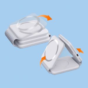 AI-MICH Portable Custom 3in1 Magnetic Wireless Charger with Type C Output Promotional Multiple Folding Giveaway Gift Logo - Product Image 4