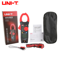 Multimètre numérique à pince UNI-T UT205A+ UT206A+ 1000V AC/DC, 1000A, avec détection automatique de la température et de la résistance, ampèremètre A603