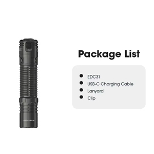Linterna Táctica Compacta <span class=keywords><strong>NITECORE</strong></span> EDC31, Recargable por USB-C, Linterna de Búsqueda EDC, 3500 Lúmenes, Batería de Iones de Litio <span class=keywords><strong>18650</strong></span> de 3800 mAh - Product Image 6