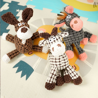 Jouet à mâcher pour chien et chat, jouet interactif en peluche douce avec son, fournitures pour chiens et chats en gros