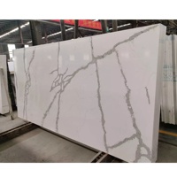 Calacata Quartz pierre pesaab stratifié cuisine île comptoir