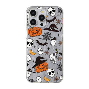 Nouveaux étuis de téléphone portable antichoc de conception de fantôme d'halloween de luxe pour iPhone 16 15 Promax XR 11 12 13 Pro - Product Image 2