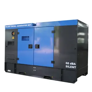 Doosan genset 500kw, generator diesel tipe kedap suara senyap 625kva diesel Doosan DP180LB merek Korea