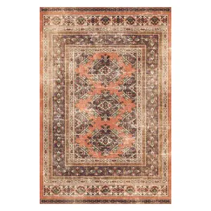 Tapis de sol Vintage style péruvien, accessoire de sol, imprimé médaillon traditionnel, pour l'intérieur et la chambre à coucher