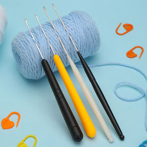 Ferramenta de Crochê para Cabelo com Cabo de Plástico, Agulha para Micro-anéis, Ferramenta de Enfiar para Extensão de Cabelo - Product Image 3