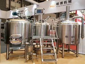 Serbatoio di fermentazione industriale della birra del ristorante dell'attrezzatura per la produzione di birra 1000L 2000L