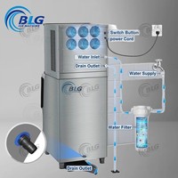 Machine à glaçons commerciale pour entreprises, machine à fabriquer des blocs de glace, machine à glaçons