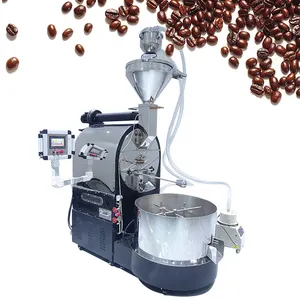 Best Quality 1k Roasted Weasel Beans Cacao 1kgs Capacity Bean Machine And Bagger Coffee Roaster