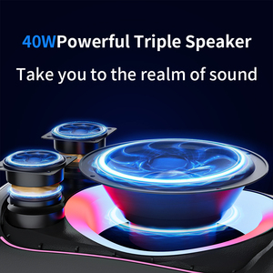 <span class=keywords><strong>New</strong></span> thiết kế đặc biệt ngoài trời Đảng <span class=keywords><strong>bluetooth</strong></span> loa màu đen Loa thông minh cho với RGB đèn Powered Loa - Product Image 4