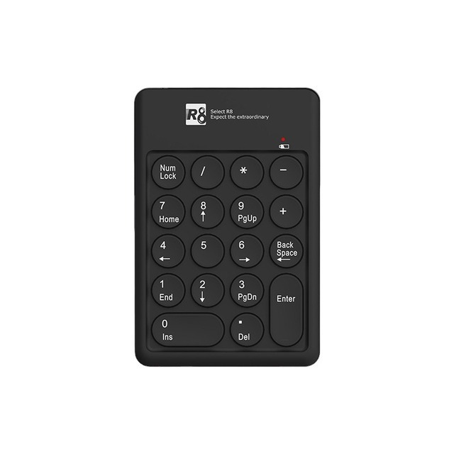 Professional Custom Keycaps 2.4G Wireless Number Pad for Accounting Finance Banking and Engineering Applications