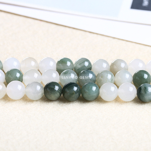 Bán Buôn Bán Quý Đá Quý <span class=keywords><strong>6</strong></span> 8 <span class=keywords><strong>10</strong></span> <span class=keywords><strong>Mm</strong></span> Pick Kích Thước Đá Tự Nhiên Màu Xanh Lá Cây Ngọc Bích Đá Vòng Loose Spacer Bead Đối Đối với Trang Sức Làm - Product Image 5