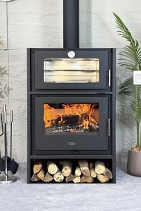 Poêle à bois autoportant en acier de style européen moderne PANSEE pour villa, salon, chauffage intérieur, écologique et durable - Product Image 5