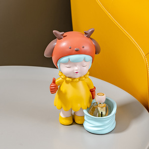 Adornos Pequeños Modernos Hechos a Mano de Resina, Tema de Personajes, Decoraciones para Habitación Infantil, Almacenamiento de Llaves para el Hogar - Product Image 2