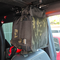 Sac de tête de lit tactique externe X-7 TACTIFLEX pour voiture, modèle 053, avec fermeture éclair, capacité 20-36L en polyester