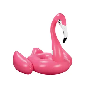 Fabrika şişme flamingo kuğu şamandıra hava yatağı iyi fiyat ile şişme binmek havuzu oyuncaklar