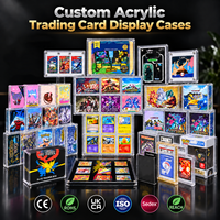 Étui de présentation personnalisé en acrylique pour cartes à collectionner TCG, cartes gradées, boîtes de boosters, objets de collection OEM ODM