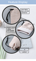 Pochette pour lunettes de haute qualité, sac de lunettes de soleil en microfibre avec logo personnalisé pochette pour lunettes sac à bijoux avec logo