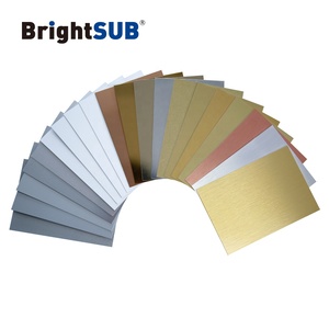 Longstar, hoja de aluminio para sublimación BrightSub de oro mate de 0,45mm, Impresión de fotos de transferencia de calor, placa recubierta de <span class=keywords><strong>Metal</strong></span> en blanco - Product Image 5