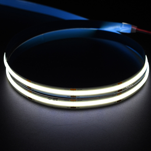 Listé UL 10mm 504 Puces/M Blanc Neutre DC24V LED Cob Strip Light 4000K 12W 10M Sans Plomb IP65Waterproof light cob strip - Product Image 3