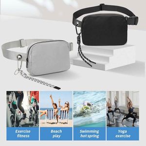 Bolso de Pecho Deportivo de Moda con Cierre Metálico, Bolso de Cintura Mini Lu Lu para Mujer, Riñonera con Logotipo Personalizado - Product Image 3