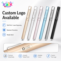 Stylo métallique rétractable finition mate personnalisé KAIX pour cadeaux d'entreprise avec livraison rapide en gros et faible MOQ
