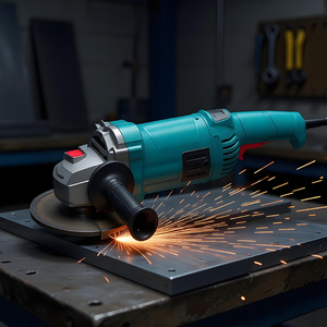 230mm Large Angle Grinder 9" High <b>Power</b> Cordless Electric Grinder Brushed Motor <b>Tool</b> for Construction & Industrial Grinding - Product Image 4