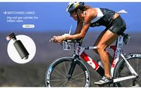 Pompe à vélo portable mini haute pression CO2 avec valves Schrader et Presta pour gonfler les pneus de vélo