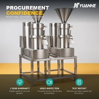Machine à moutonner la moutarde américaine, moulin colloïdal pour sauce piquante Buffalo, machine à broyer la pâte de sésame noir, machine à moutonner la confiture faible en sucre
