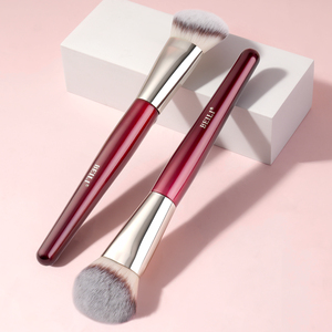 Best-seller <span class=keywords><strong>Pinceau</strong></span> <span class=keywords><strong>de</strong></span> luxe pour <span class=keywords><strong>fond</strong></span> <span class=keywords><strong>de</strong></span> <span class=keywords><strong>teint</strong></span> crème <span class=keywords><strong>liquide</strong></span> Contour <span class=keywords><strong>Pinceau</strong></span> pour le visage en cheveux synthétiques doux et denses pour les yeux - Product Image 4