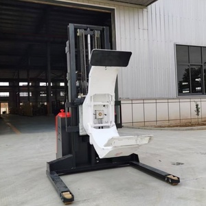 Factory Stock 0.5 Ton 500kg Electric Stacker with Paper Roll <strong>Clamp</strong> Stacker Electric Drum Rotator Electric Lifter <strong>Truck</strong> on Sale - Product Image 3