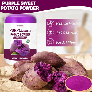FocusHerb venta al por mayor de alta calidad 100% puro de grado alimenticio orgánico púrpura dulce en polvo - Product Image 2