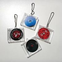Logo personnalisé idole porte-clés NFC mini album de musique CD étui étiquettes de médias sociaux