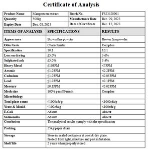 Garcinia Mangostana Alfa-Mangostin ekstrak tanaman dengan Manggis rasa kaya akan manfaat kesehatan - Product Image 4