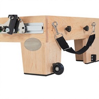 Máquina de Trapecio Fitness ZR Cadillac de Madera de Arce, Reformer de Pilates con Media Torre, para Estudio de Pilates, Garantía de 10 Años, Uso Universal, 120 kg