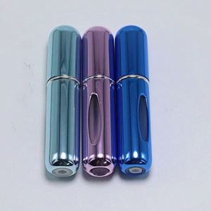 Fashion Empty 5ml Mini Bottom Refillable Glass <b>Atomizer</b> <b>Perfume</b> Spray Bottle Travel Pocket Parfum Gift Cosmetic Screw Cap - Product Image 3